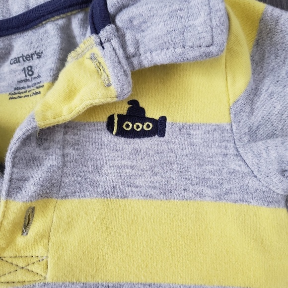 18M Submarine Collared Onesie - Picture 2 of 3